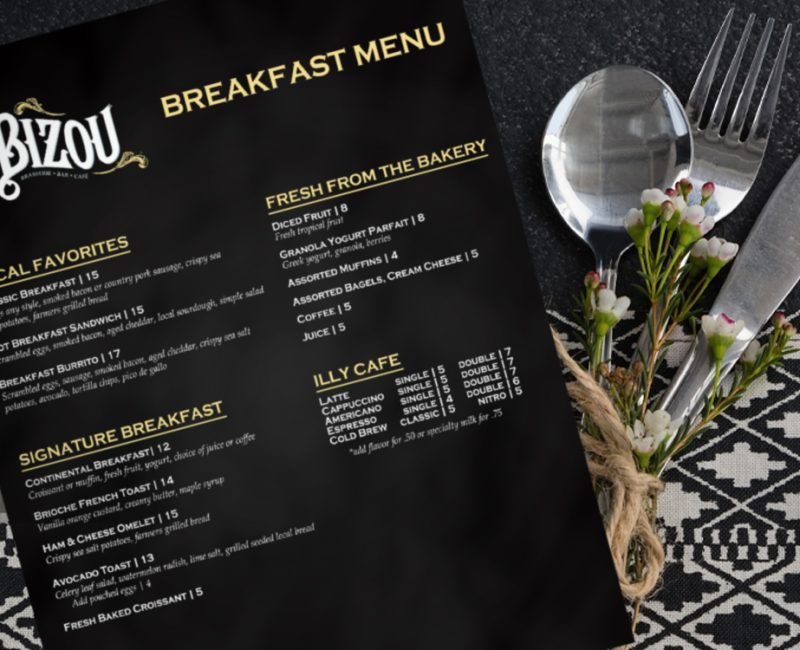 Menu Sample 2